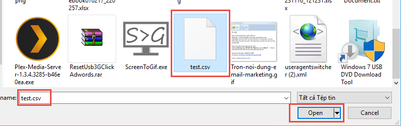 Add contact Gmail cho danh bạ Gmail từ file CSV