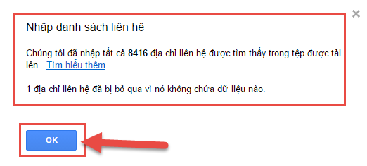 Add contact Gmail cho danh bạ Gmail từ file CSV