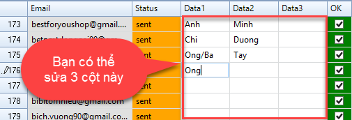 Cá nhân hóa, trộn nội dung email trước khi gửi email marketing