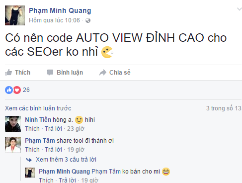 Cách lấy bình luận, email, số điện thoại trong comment của Facebook.