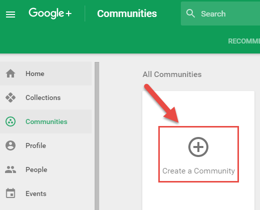 Cách tạo cộng đồng trên Google+