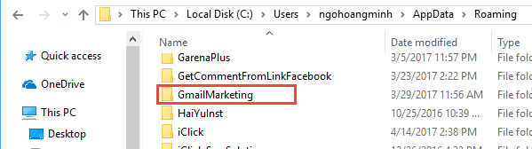 Chuyển phần mềm Gmail Marketing sang máy khác