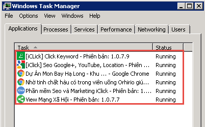 Thuê VPS chạy iClick