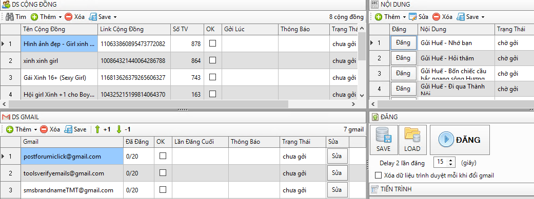 Cập nhật phần mềm seo Google Plus phiên bản 1.0.8.5