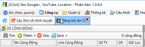 Đăng bài tự động lên cộng động G+