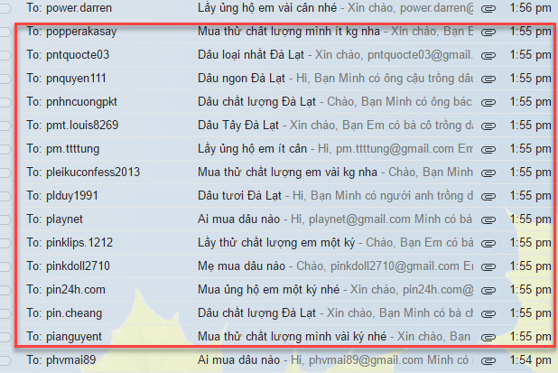 Gửi 5000 email một ngày miễn phí với Gmail Marketing