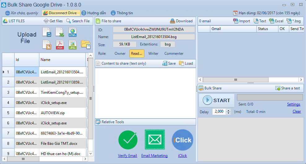 Gởi <b>email marketing</b> inbox 100%