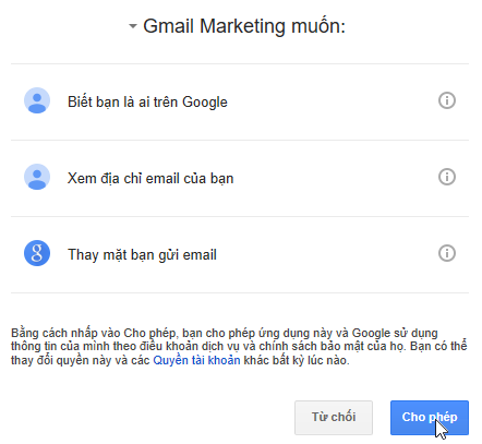 Hướng dẫn sử dụng Gmail Marketing iClick