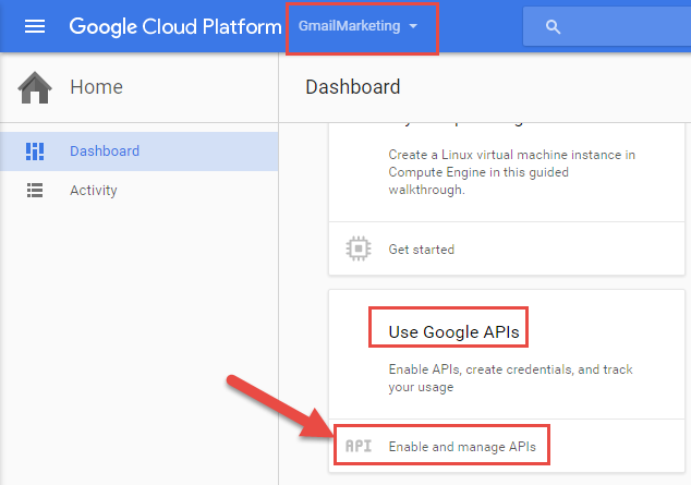 Hướng dẫn tạo file client ID json để gửi Gmail Marketig iClick