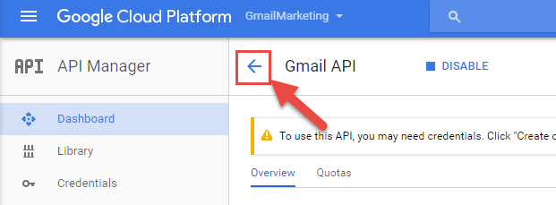 Hướng dẫn tạo file client ID json để gửi Gmail Marketig iClick