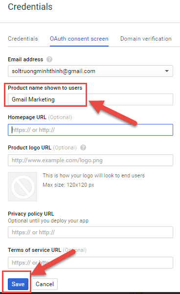 Hướng dẫn tạo file client ID json để gửi Gmail Marketig iClick