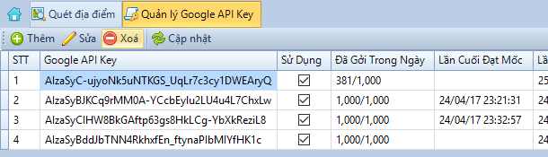 Tạo Client Key cho phần mềm Local Marketing