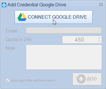 Khai báo Gmail cho phần mềm Bulk Share Google Drive iClick gặp lỗi