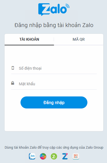 Không đăng nhập Zalo được để chạy Zalo Marketing