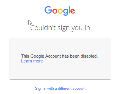 Lỗi Get infomation Google Account  Error trong Bulk Share Google Drive iClick