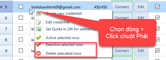 Lỗi Get infomation Google Account  Error trong Bulk Share Google Drive iClick