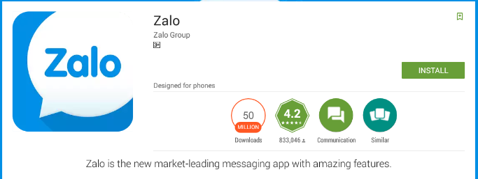 Lỗi khi chạy zalo trên máy ảo android