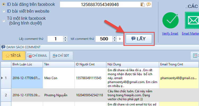 Lỗi phiên bản API Facebook, không lấy được bình luận Get Comment Faceook