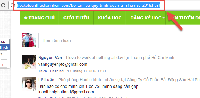 Lấy comment, bình luận facebook
