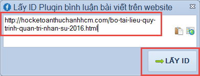 Lấy comment, bình luận facebook