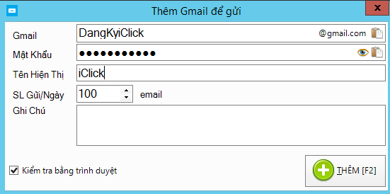 Phần mềm gửi email marketing iClick