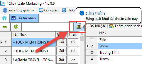 Phần mềm gửi tin nhắn hàng loạt zalo marketing iClick