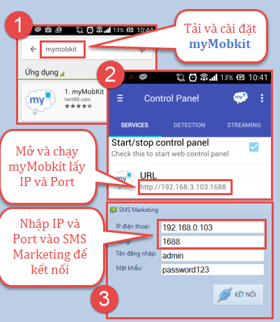 Phần mềm quản lý ĐT Android trên máy tính