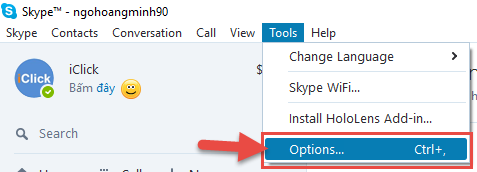 Phần mềm Skype Marketing iClick