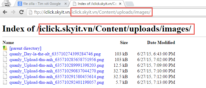 Cấu hình tài khoản ftp để upload ảnh trong iClick Editor