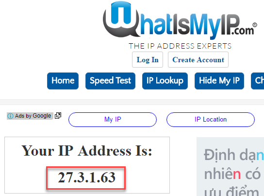 Change IP USB 3G