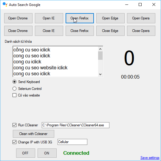 Change IP USB 3G