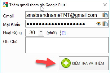 Chạy phần mềm seo G+, Youtube với nhiều tài khoản Gmaill.