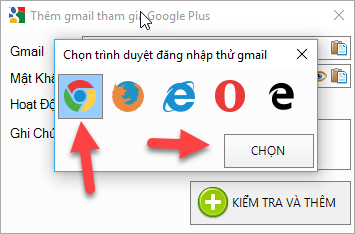 Chạy phần mềm seo G+, Youtube với nhiều tài khoản Gmaill.