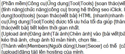Công cụ trộn nội dung
