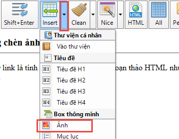 Cập nhật phần mềm soạn thảo HTML iClick Editor