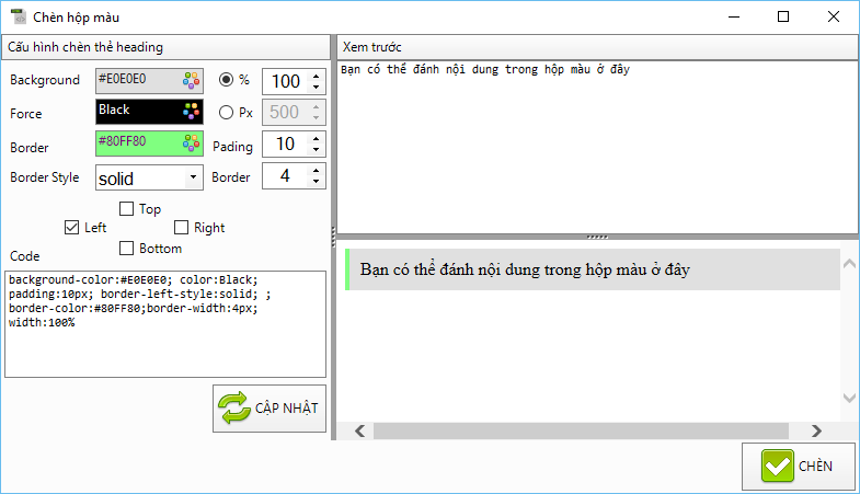 Cập nhật phần mềm soạn thảo HTML iClick Editor