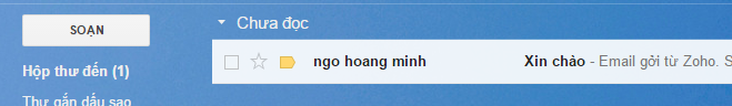 Đăng ký hộp mail Zoho