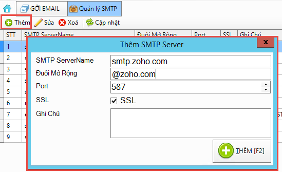 Đăng ký hộp mail Zoho