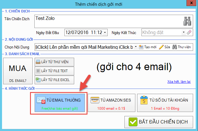 Đăng ký hộp mail Zoho