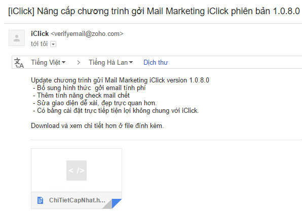 Đăng ký hộp mail Zoho