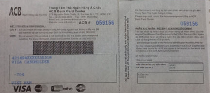 Đăng ký thẻ visa bằng ngân hàng Việt Nam