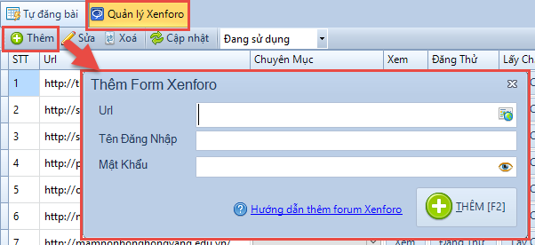 Đăng tự động lên forum xenforo với post forum iclick