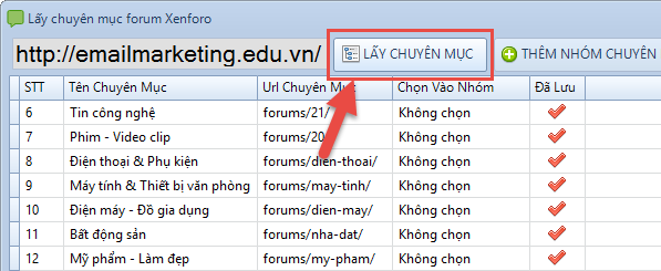 Đăng tự động lên forum xenforo với post forum iclick