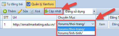 Đăng tự động lên forum xenforo với post forum iclick