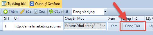 Đăng tự động lên forum xenforo với post forum iclick