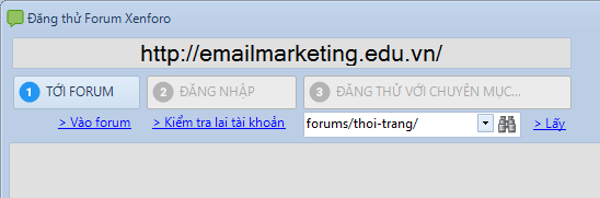 Đăng tự động lên forum xenforo với post forum iclick