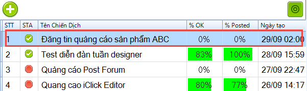 Đăng tin Post Forum iClick