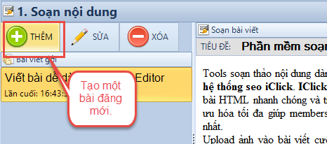 Đăng tin Post Forum iClick