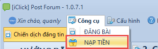 Đăng tin Post Forum iClick