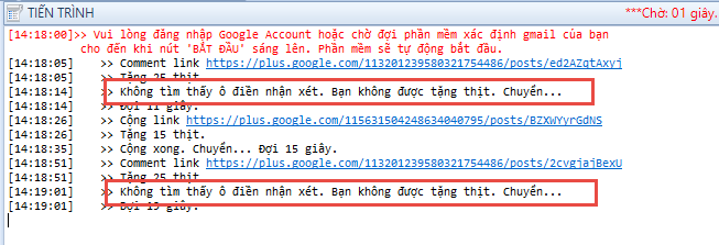 G Plus và Youtube của iClick sẽ tự động report link hỏng